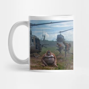 Le Monke - uh oh stinky monkey war scene 1 Mug